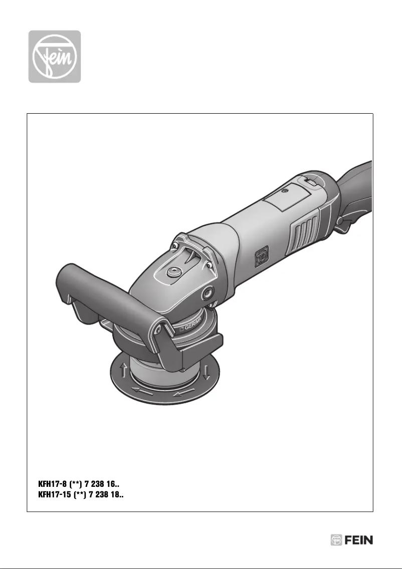 Page 1 de la notice Manuel utilisateur Fein KFH 17-15 R