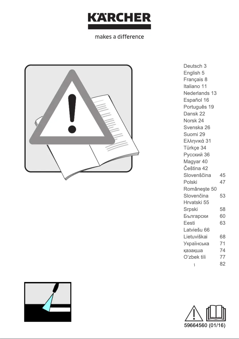 Page 1 de la notice Manuel utilisateur Kärcher K 4 Full Control Car & Home