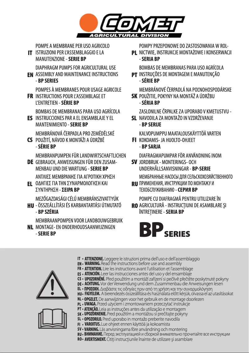 Página 1 del manual Manual de usuario Comet BP 20/15