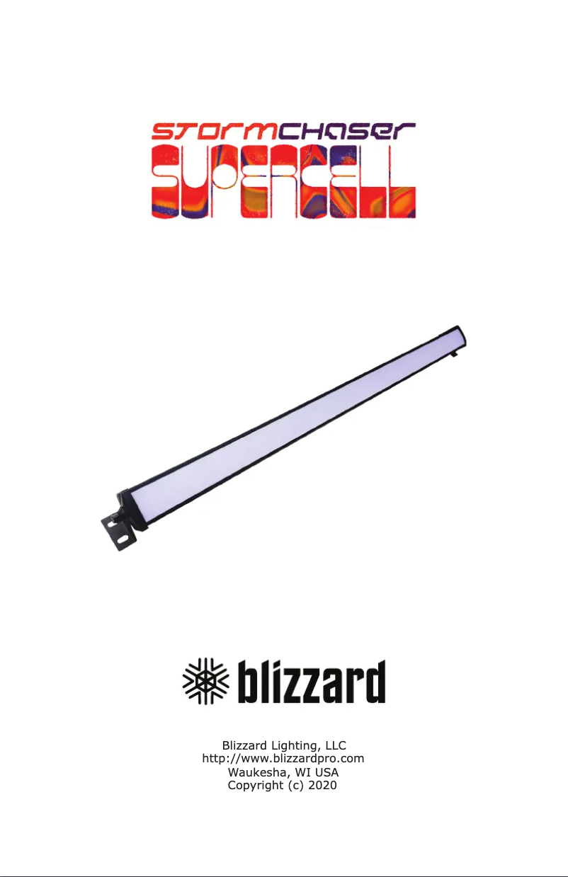 Page 1 de la notice Manuel utilisateur Blizzard StormChaser Supercell