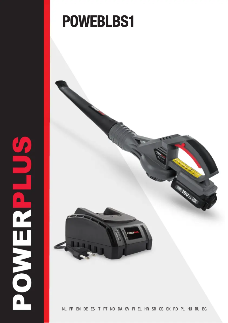 Page 1 de la notice Manuel utilisateur PowerPlus POWEBLBS1