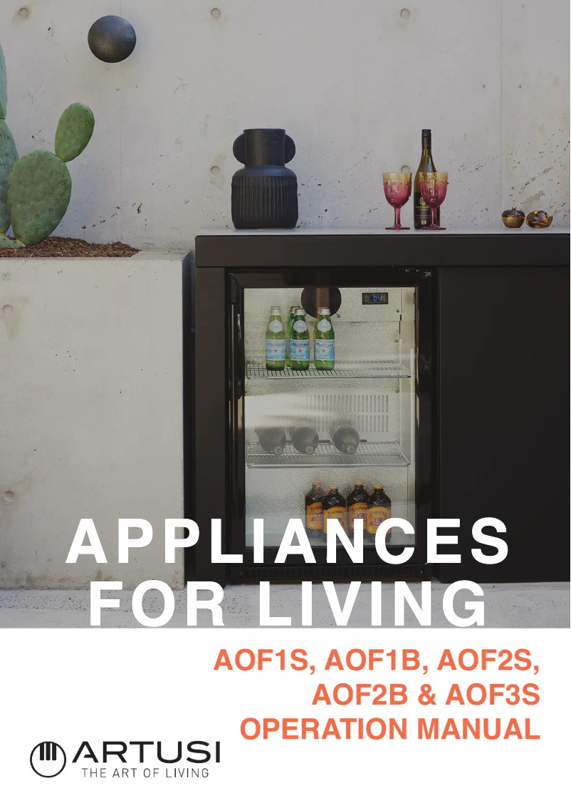 Página 1 del manual Manual de usuario Artusi AOF3S