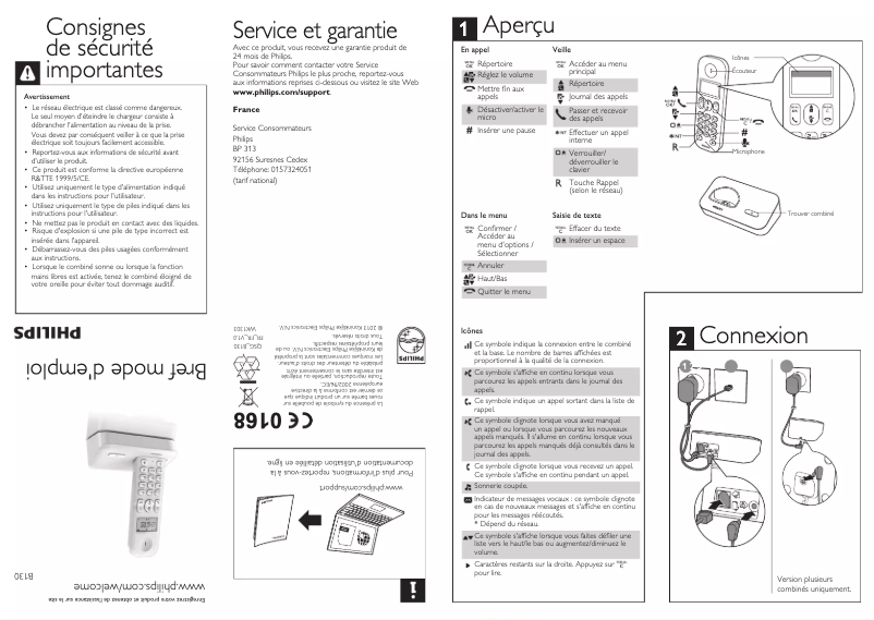 Imagen de la primera página del manual del dispositivo B1302W