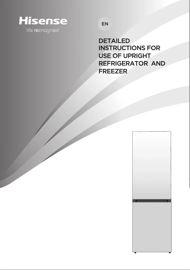 Page 1 de la notice Manuel utilisateur Hisense RB434N4BCE1