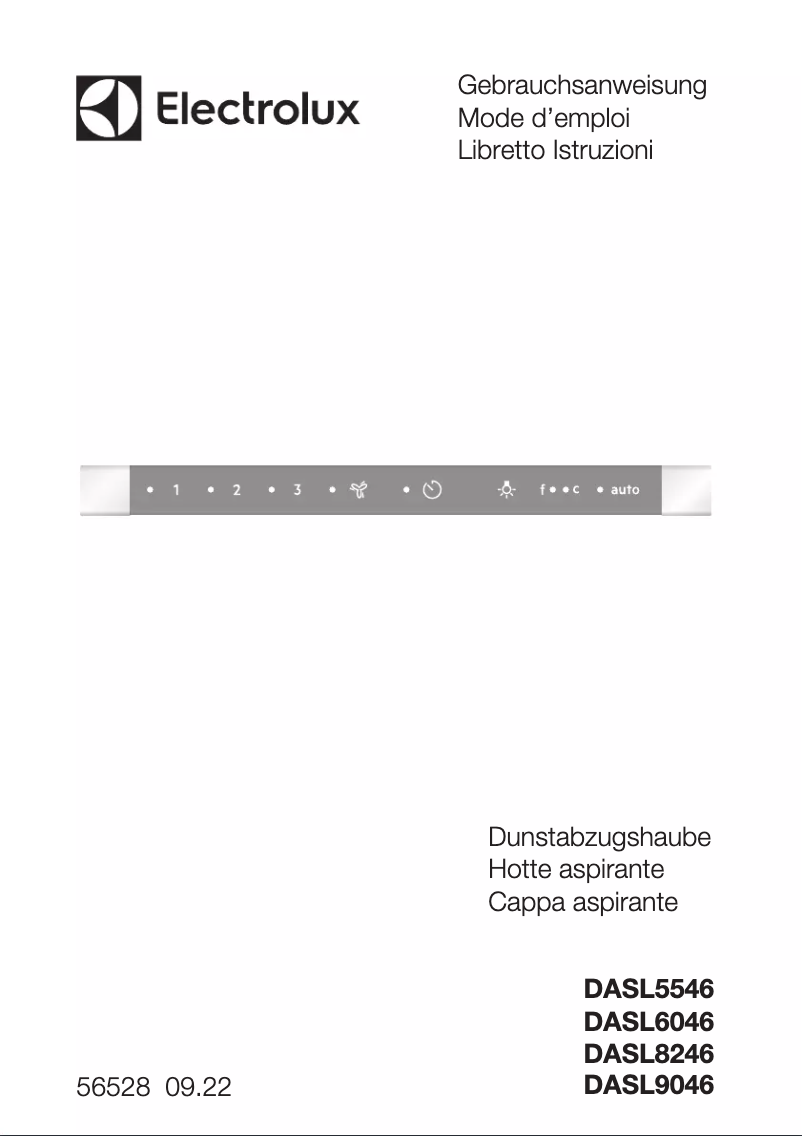 Página 1 del manual Manual de usuario Electrolux DASL8246CN