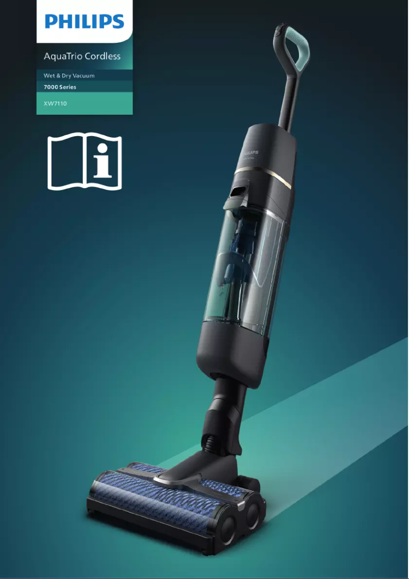 Página 1 del manual Manual de usuario Philips AquaTrio series 7000 XW7110