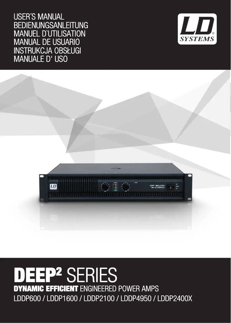 Página 1 del manual Manual de usuario LD Systems DEEP2 4950