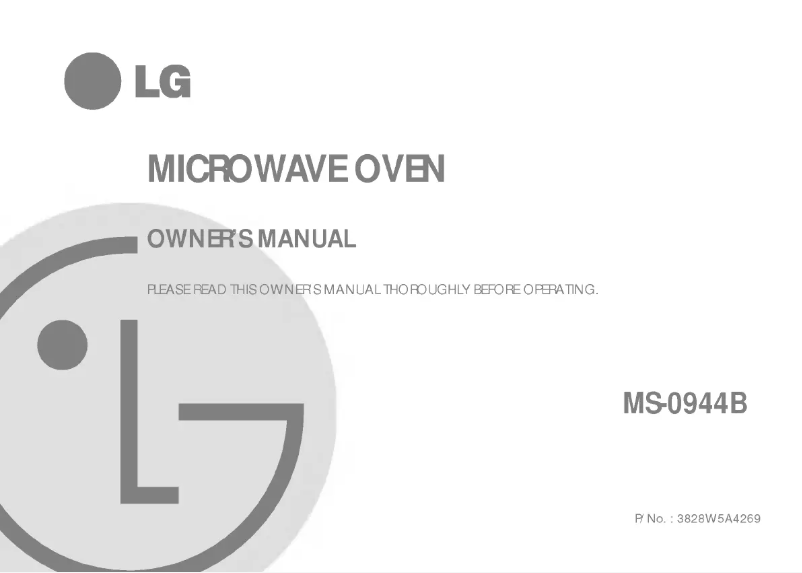 Page 1 de la notice Manuel utilisateur LG MS-0944B