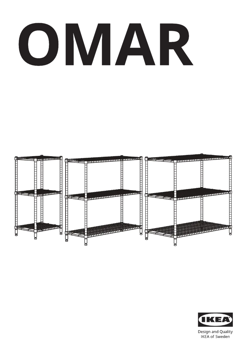 Page 1 de la notice Manuel utilisateur Ikea OMAR 704.830.71
