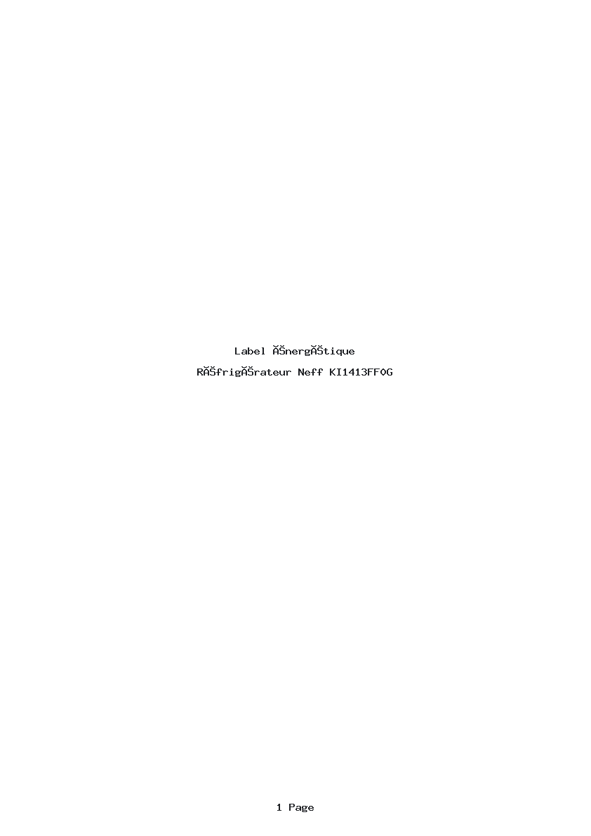 Image de la première page du manuel de l'appareil KI1413FF0G