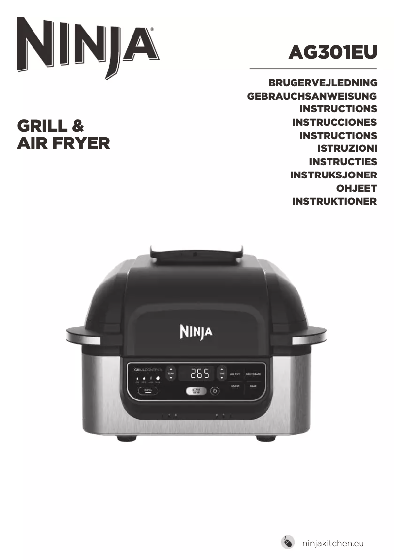 Page 1 de la notice Manuel utilisateur Ninja AG301EU