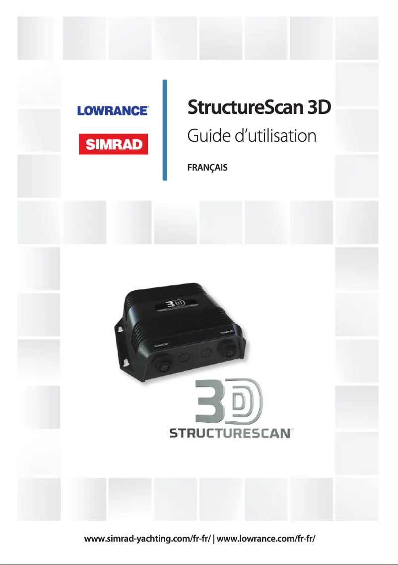 Page 1 de la notice Manuel utilisateur Simrad StructureScan 3D