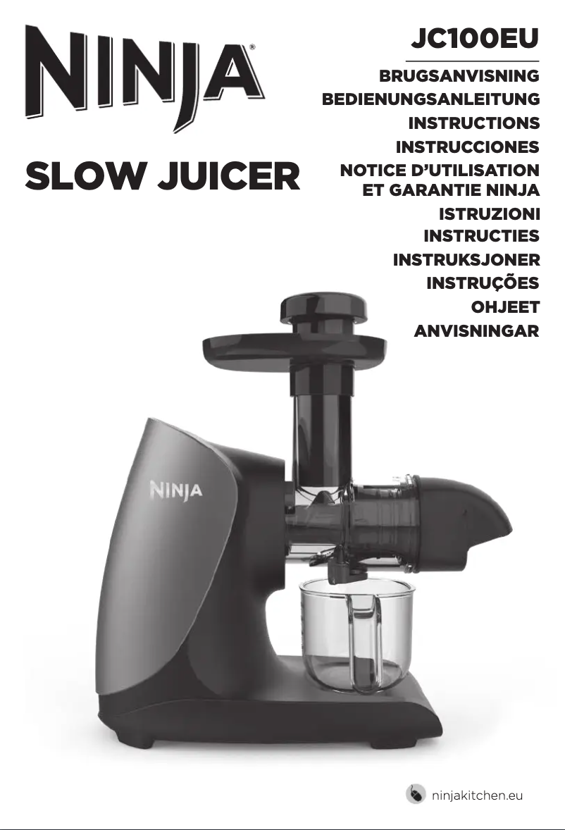 Page 1 de la notice Manuel utilisateur Ninja Foodi JC100EU