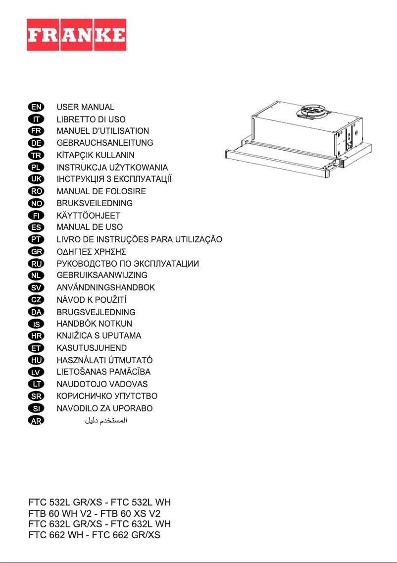 Image de la première page du manuel de l'appareil FTC 632L GR/XS