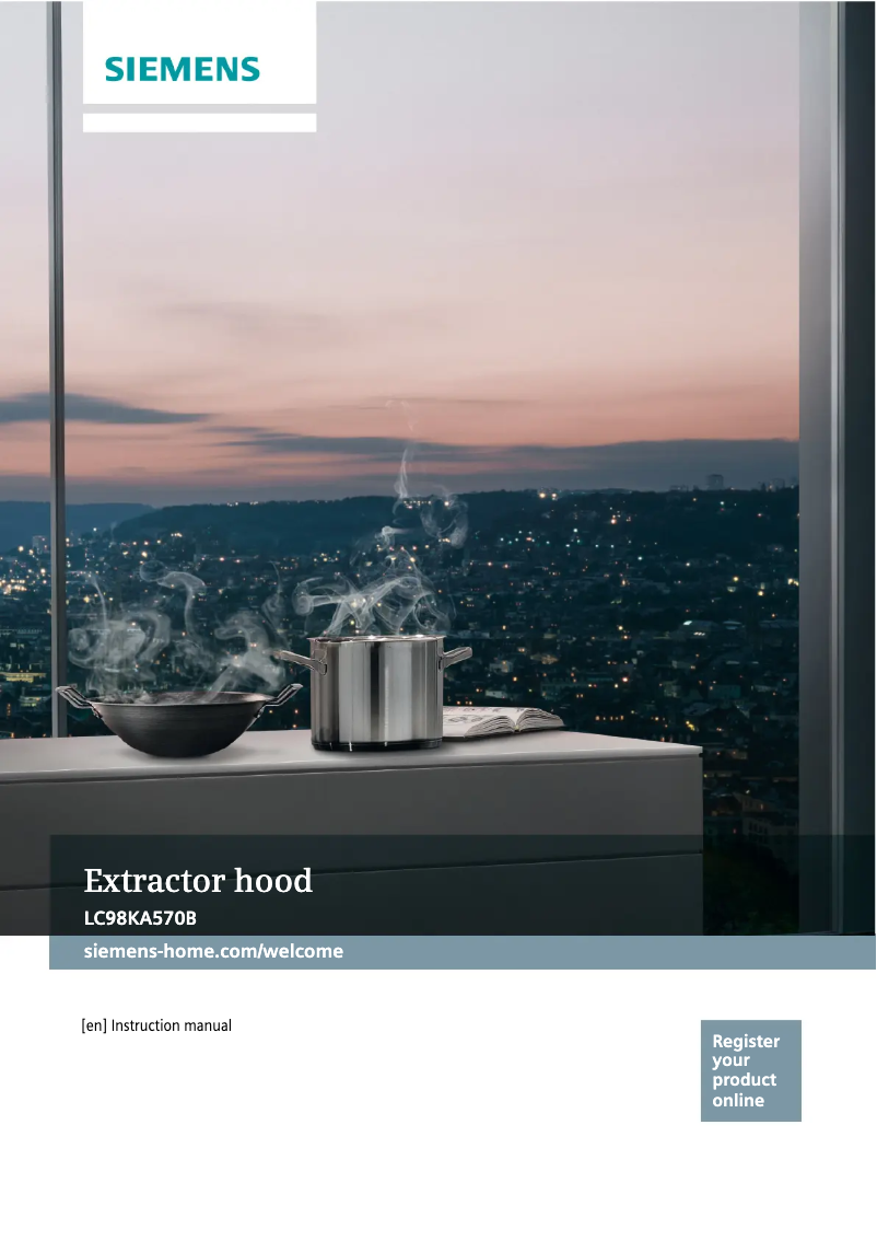 Page 1 de la notice Manuel utilisateur Siemens LC98KA570B