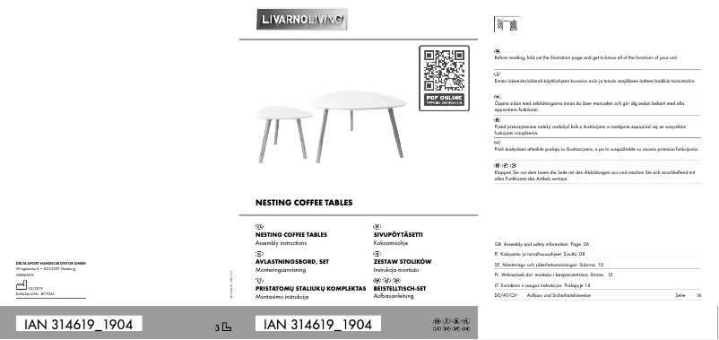 Page 1 of the manual User Manual Livarno Lux IAN 314619