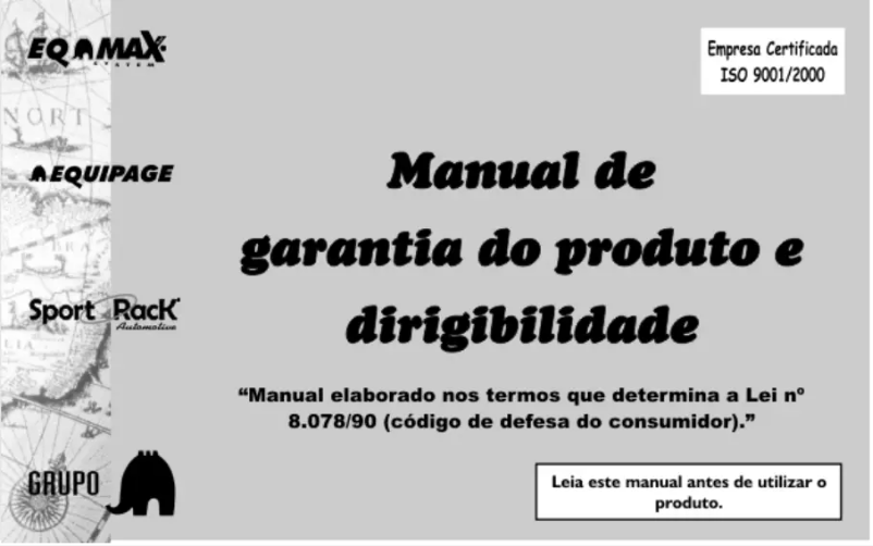 Page 1 of the manual User Manual EQ Max Monaco