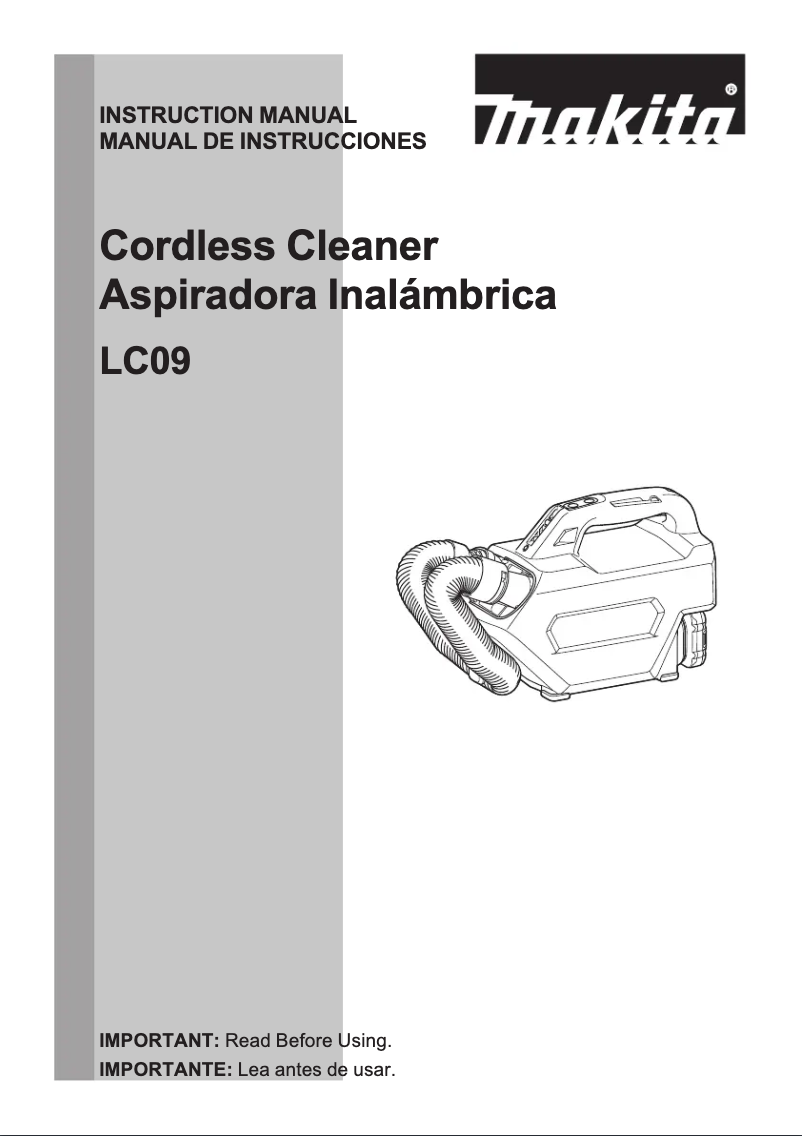Page 1 de la notice Manuel utilisateur Makita LC09