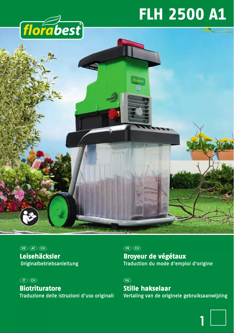 Page 1 de la notice Manuel utilisateur Florabest FLH 2500 A1