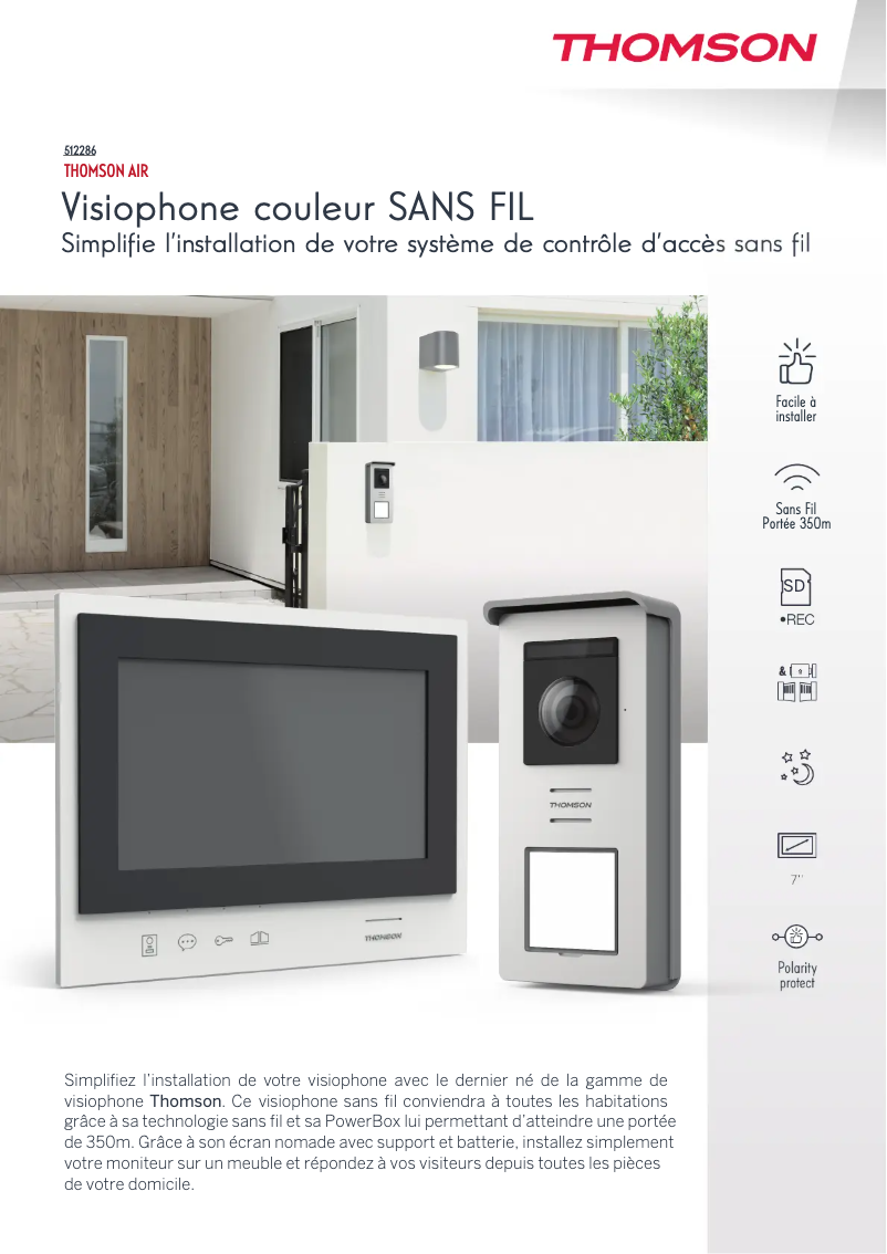 Imagen de la primera página del manual del dispositivo 512286