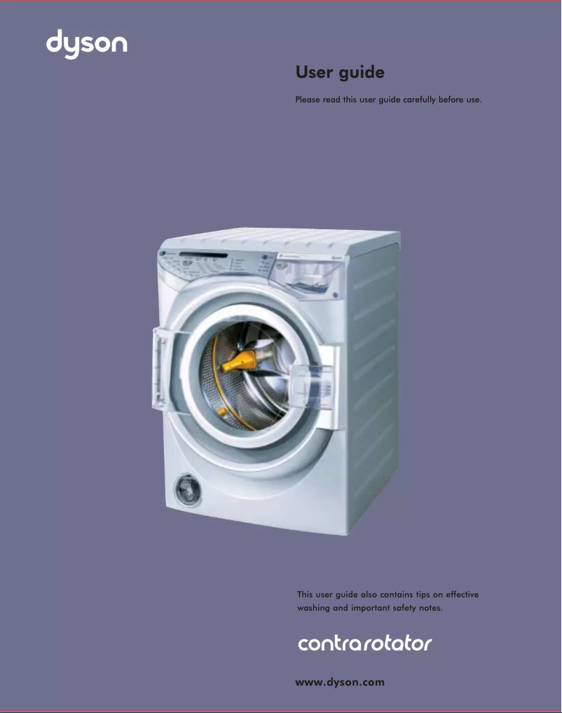 Page 1 de la notice Manuel utilisateur Dyson CR02 Flowcheck