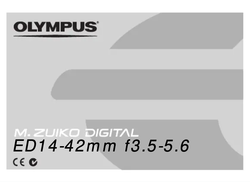 Página 1 del manual Manual de usuario Olympus M ZUIKO Digital ED 14-42mm f3.5-5.6 EZ