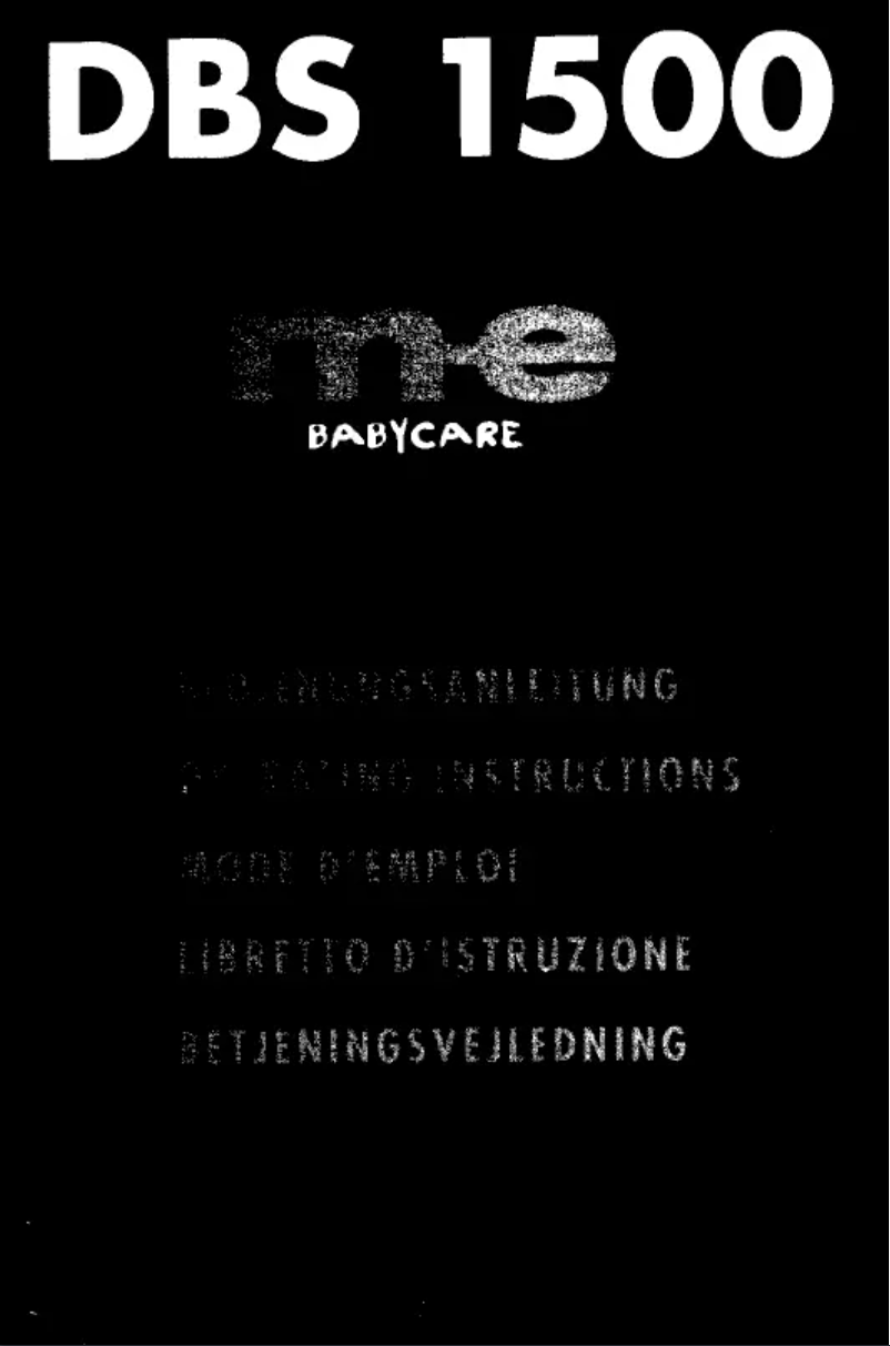Page 1 de la notice Manuel utilisateur m-e DBS-1500