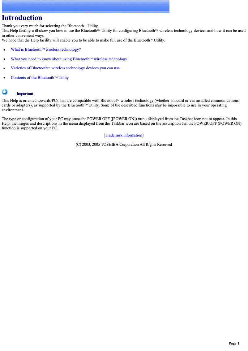 Page 1 de la notice Manuel utilisateur Sony Vaio VGN-S550P