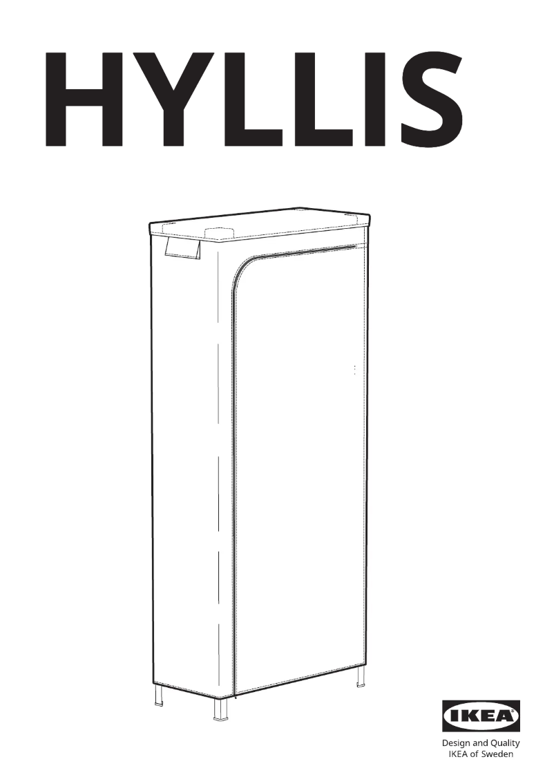 Page 1 de la notice Manuel utilisateur Ikea HYLLIS 504.302.05
