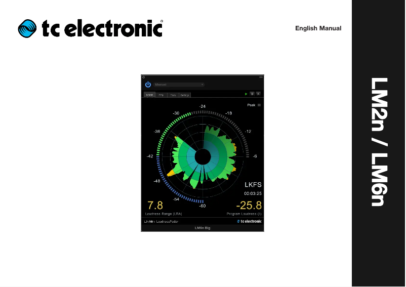 Page 1 de la notice Manuel utilisateur TC Electronic LM2n