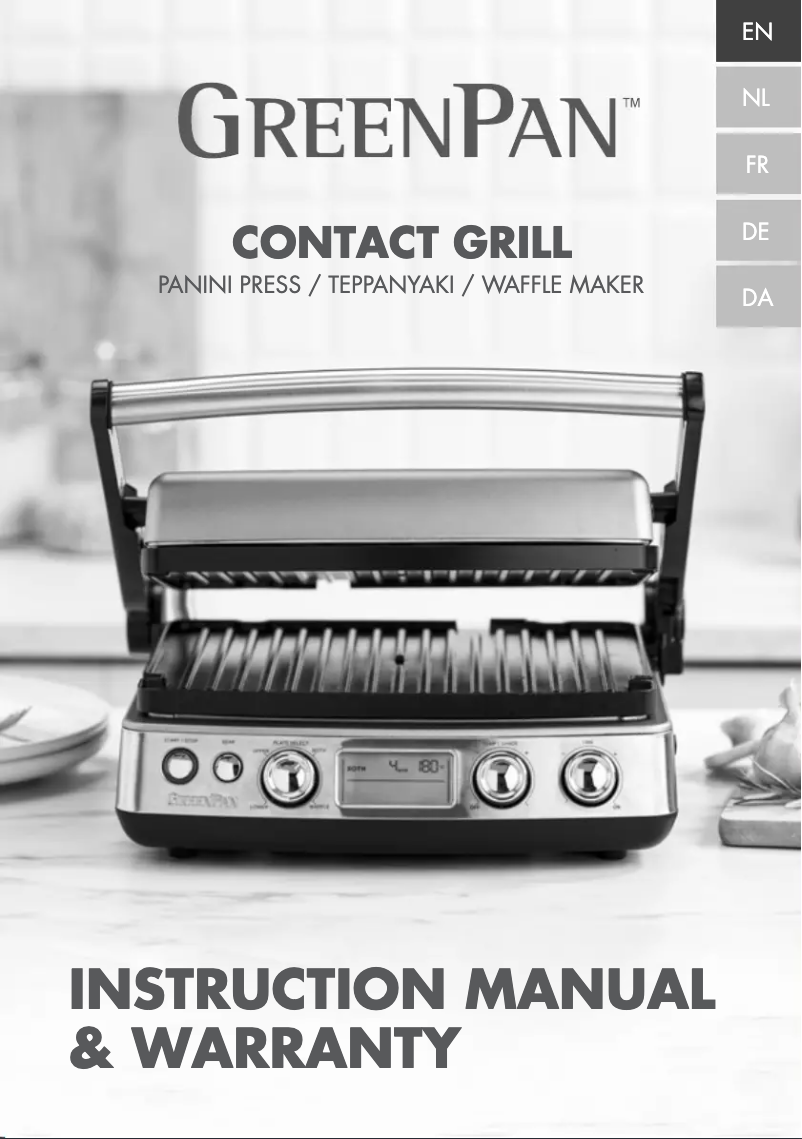 Page 1 de la notice Manuel utilisateur GreenPan CC006587