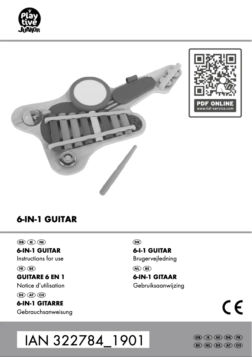 Page 1 of the manual User Manual Playtive IAN 322784
