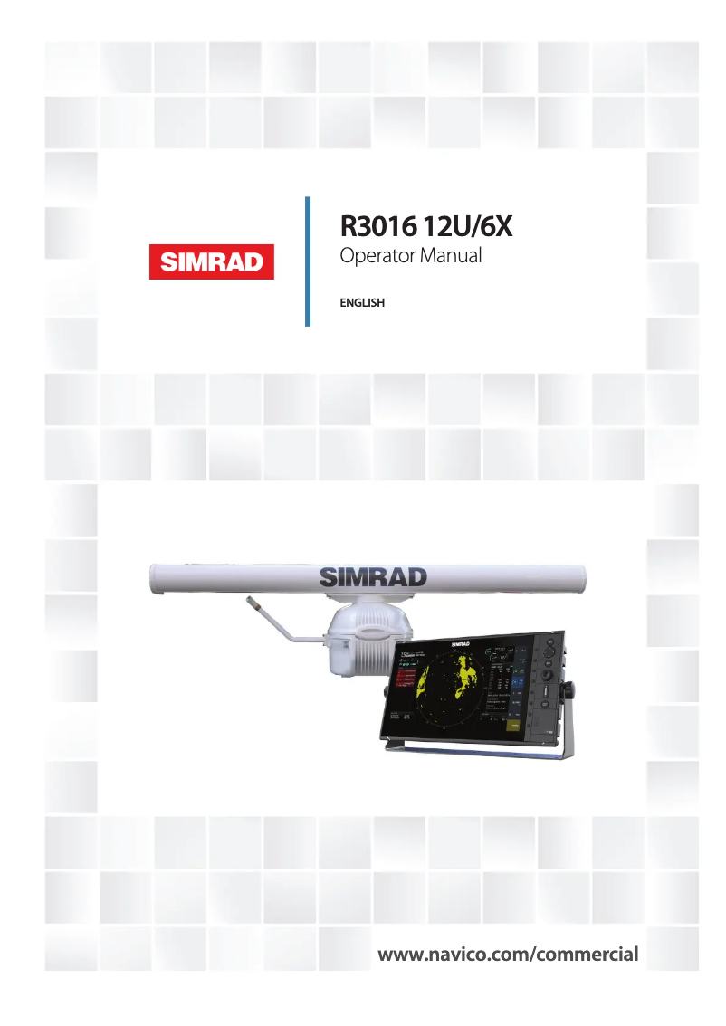 Page 1 de la notice Manuel utilisateur Simrad R3016 12U/6X