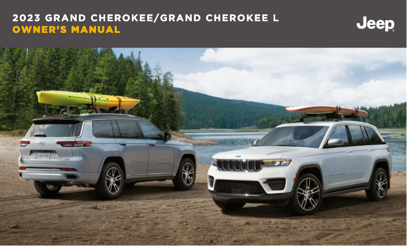 Page 1 de la notice Manuel utilisateur Jeep Grand Cherokee (2023)