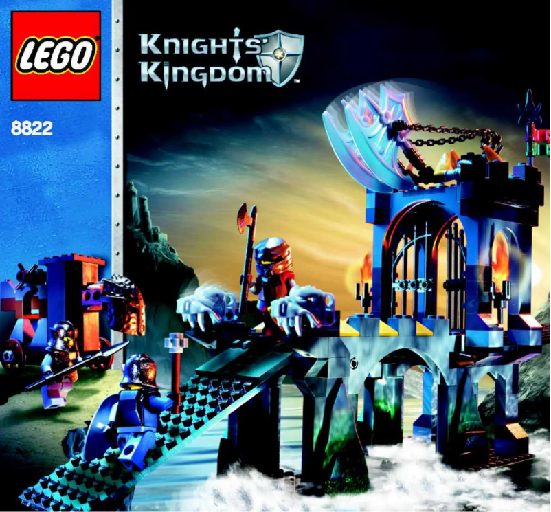 Página 1 del manual Instrucciones visuales Lego Knights Kingdom 8822