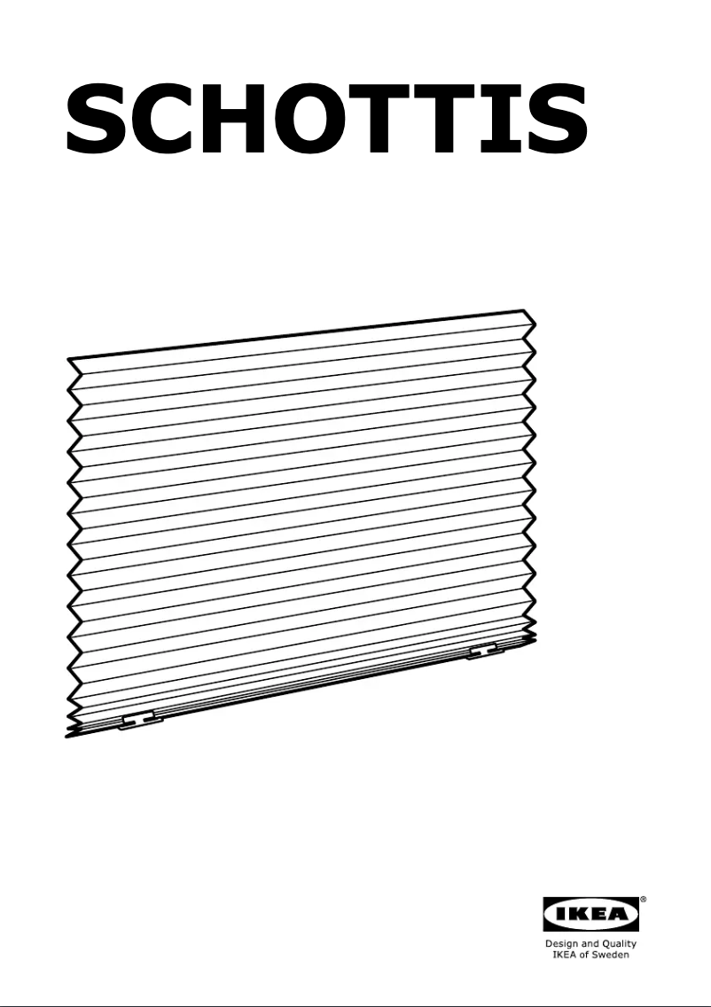 Page 1 de la notice Manuel utilisateur Ikea SCHOTTIS 402.422.81