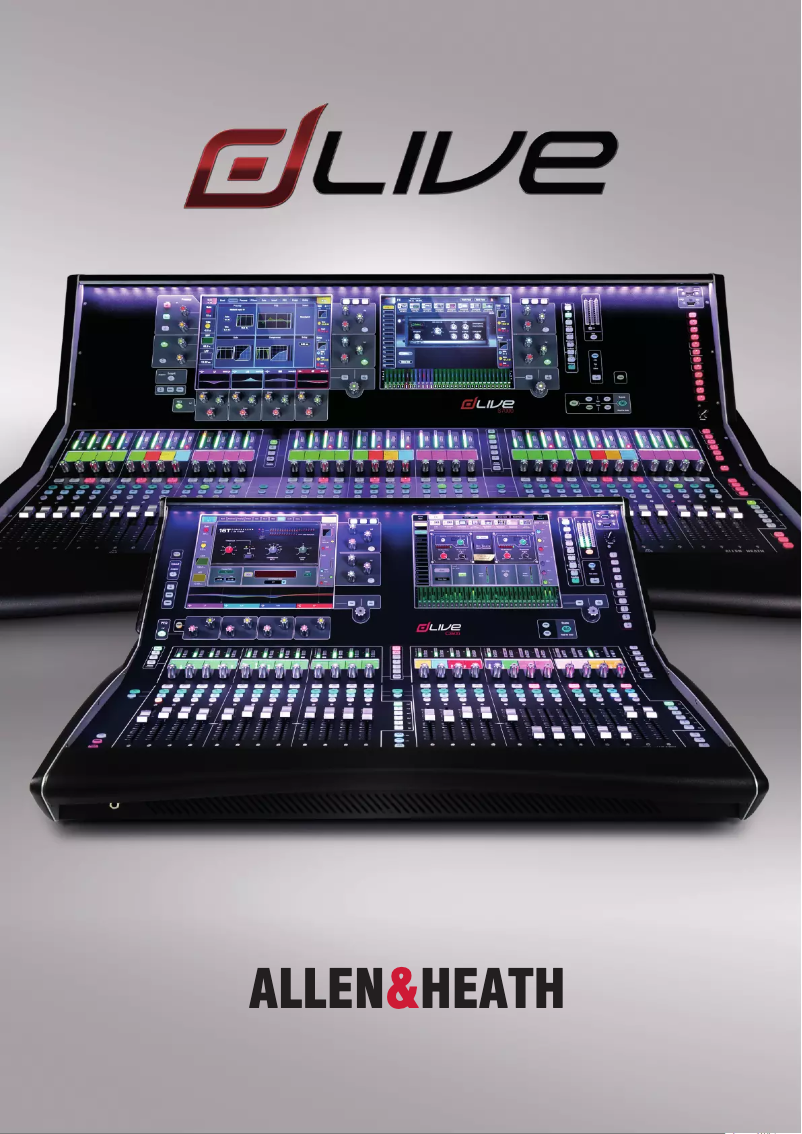 Página 1 del manual Folleto Allen & Heath dLive C2500