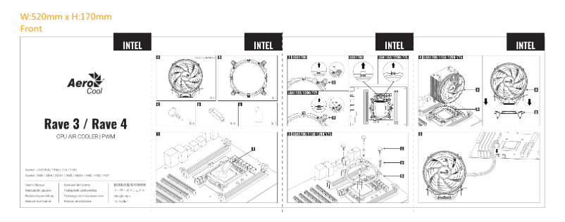 Página 1 del manual Manual de usuario AeroCool Rave 4