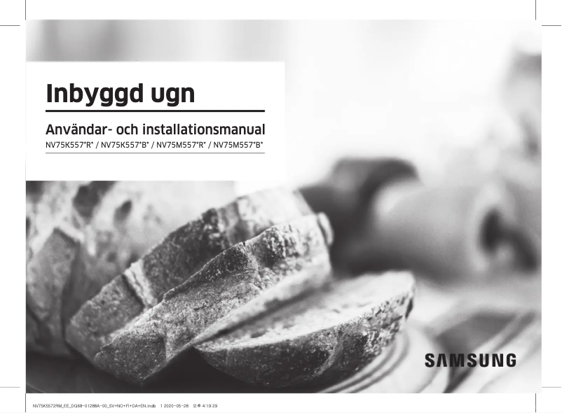 Página 1 del manual Manual de usuario Samsung NV75K5572RM