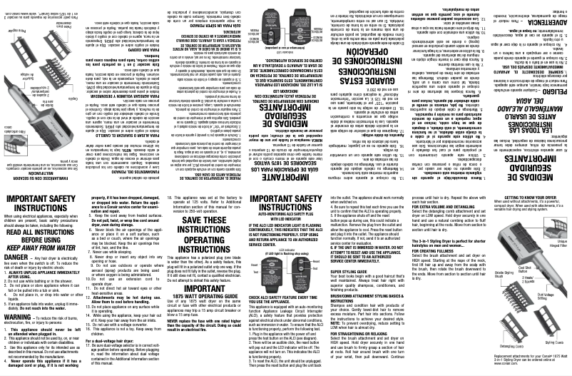 Página 1 del manual Manual de usuario Conair SD4RNX