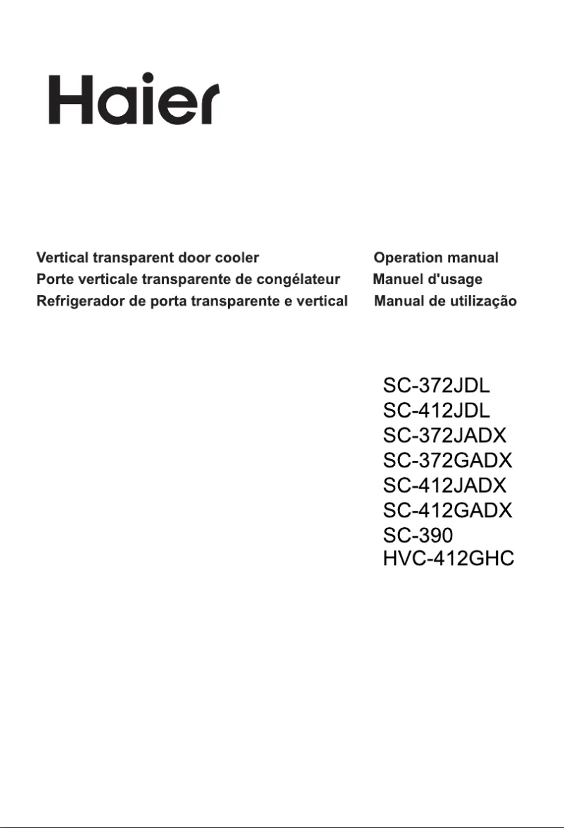 Página 1 del manual Manual de usuario Haier HVC-1050G