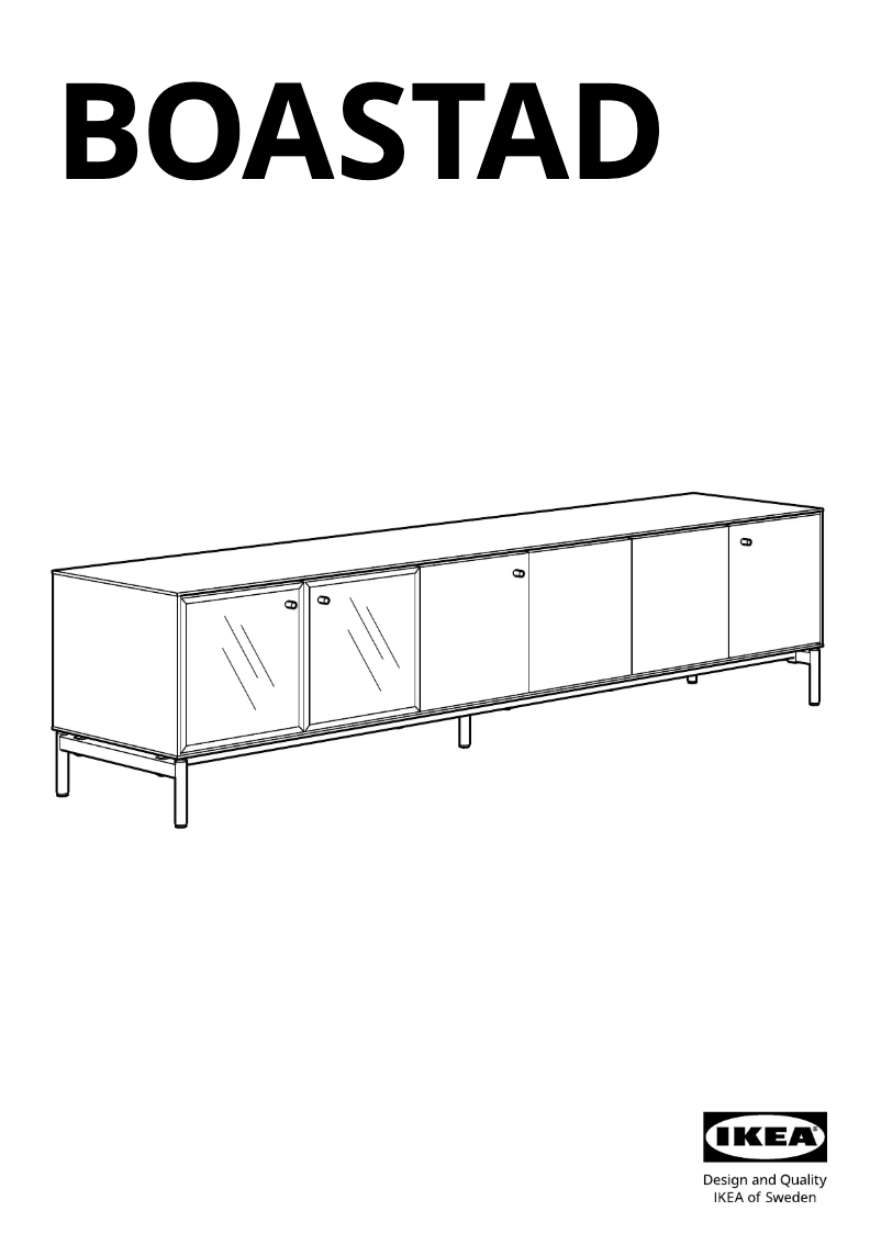 Page 1 de la notice Manuel utilisateur Ikea BOASTAD 805.070.57