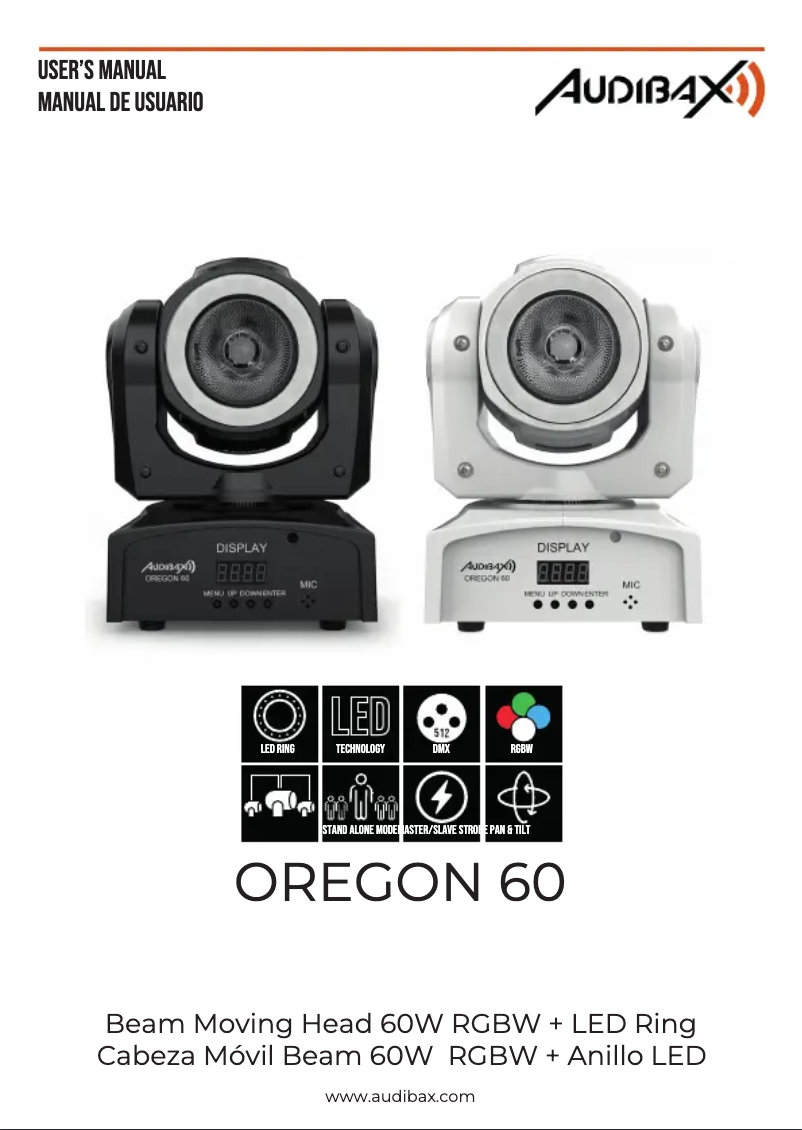 Page 1 de la notice Manuel utilisateur Audibax Oregon 60