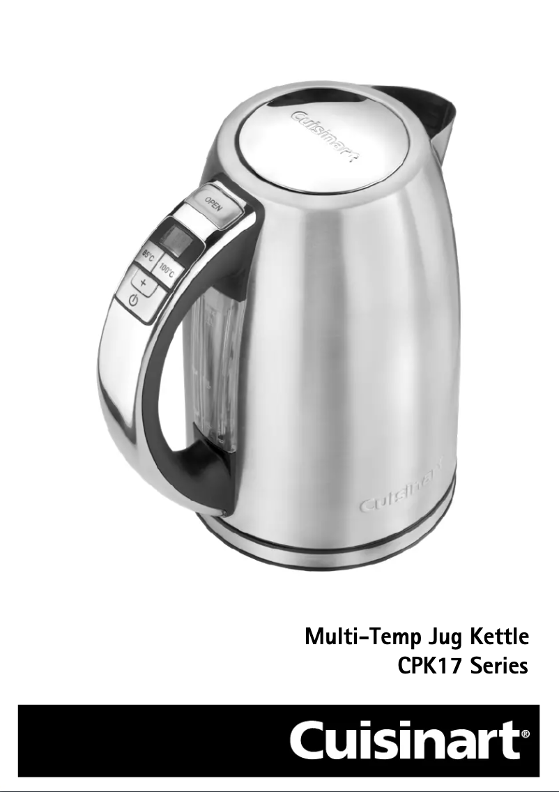 Page 1 of the manual User Manual Cuisinart CPK17GU