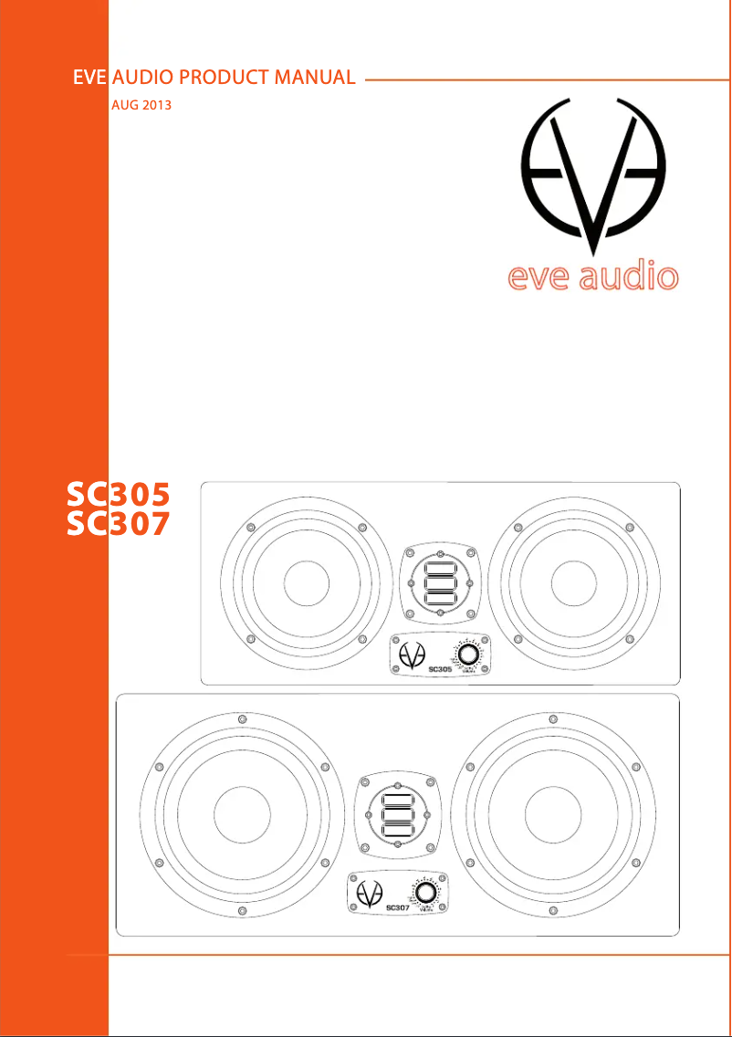 Page 1 de la notice Manuel utilisateur Eve Audio SC307