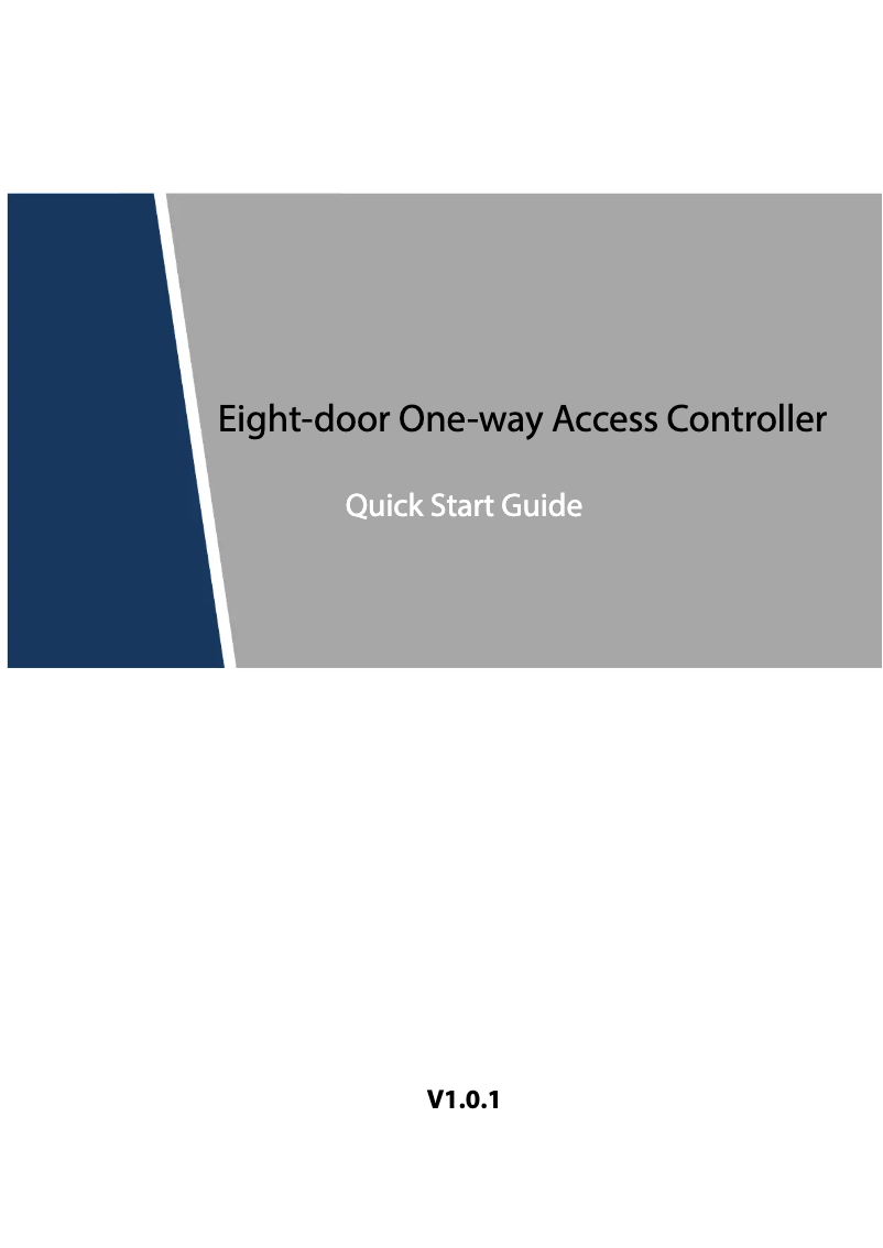 Page 1 de la notice Guide de démarrage rapide Dahua Technology ASC1208C-S