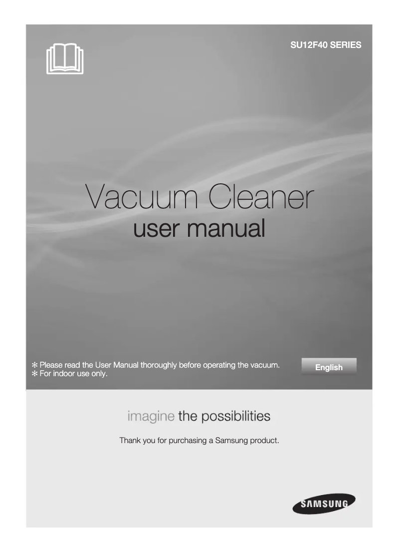 Página 1 del manual Manual de usuario Samsung SU10F40SU