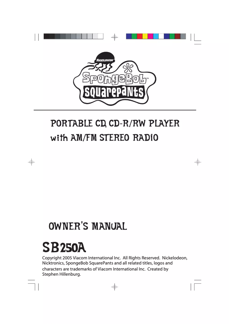 Page 1 de la notice Manuel utilisateur Emerson SB250A