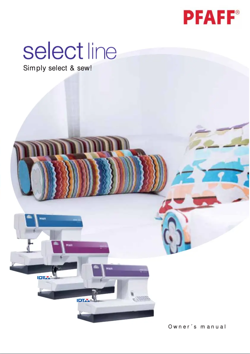 Página 1 del manual Manual de usuario Pfaff select 4.0