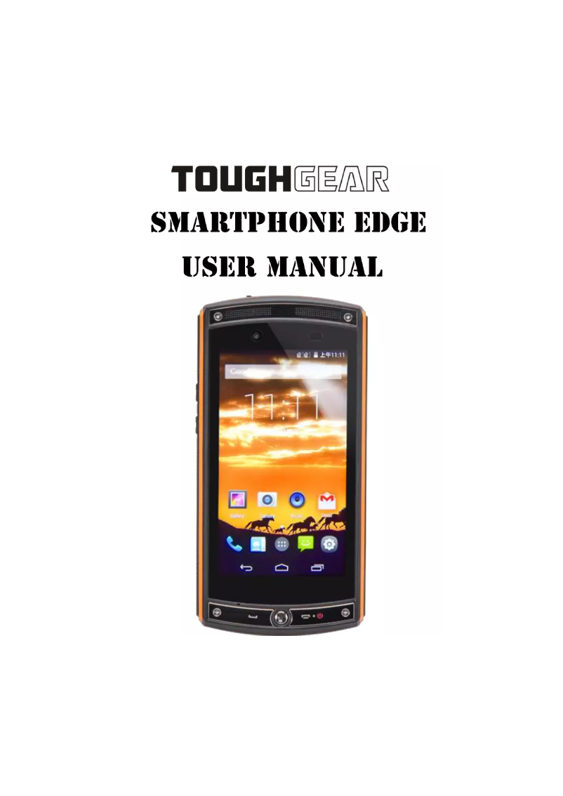 Page 1 de la notice Manuel utilisateur ToughGear Edge